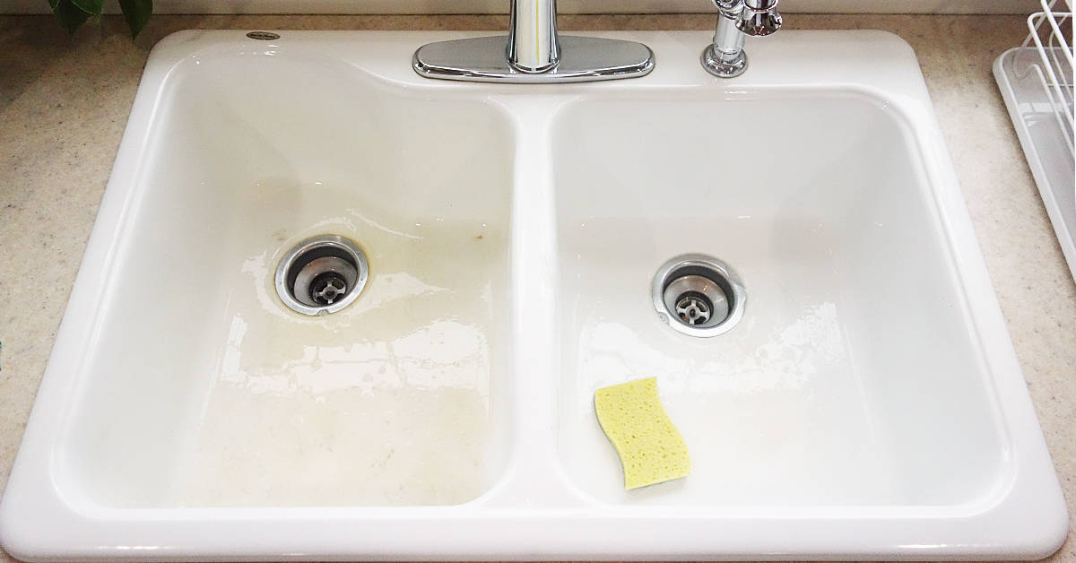 enamel kitchen sink repair