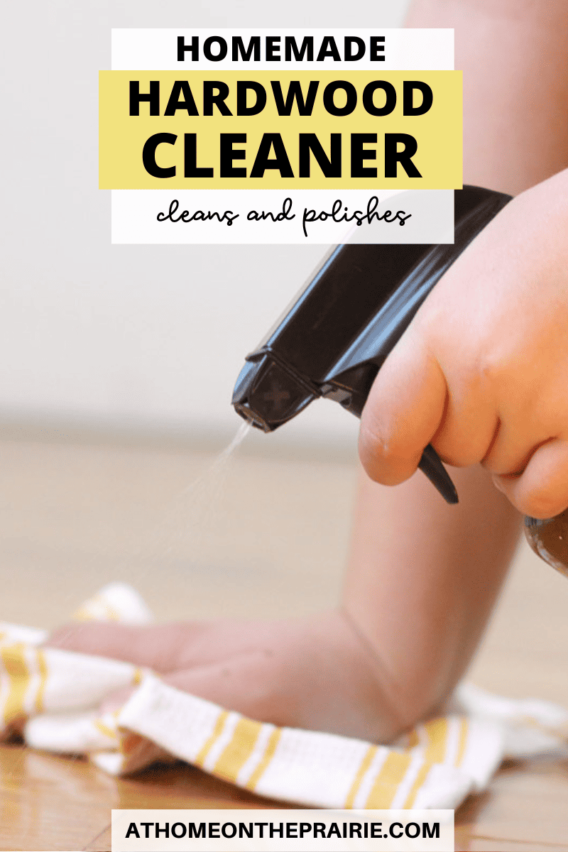 homemade hardwood floor cleaner recipe that cleans and polishes
