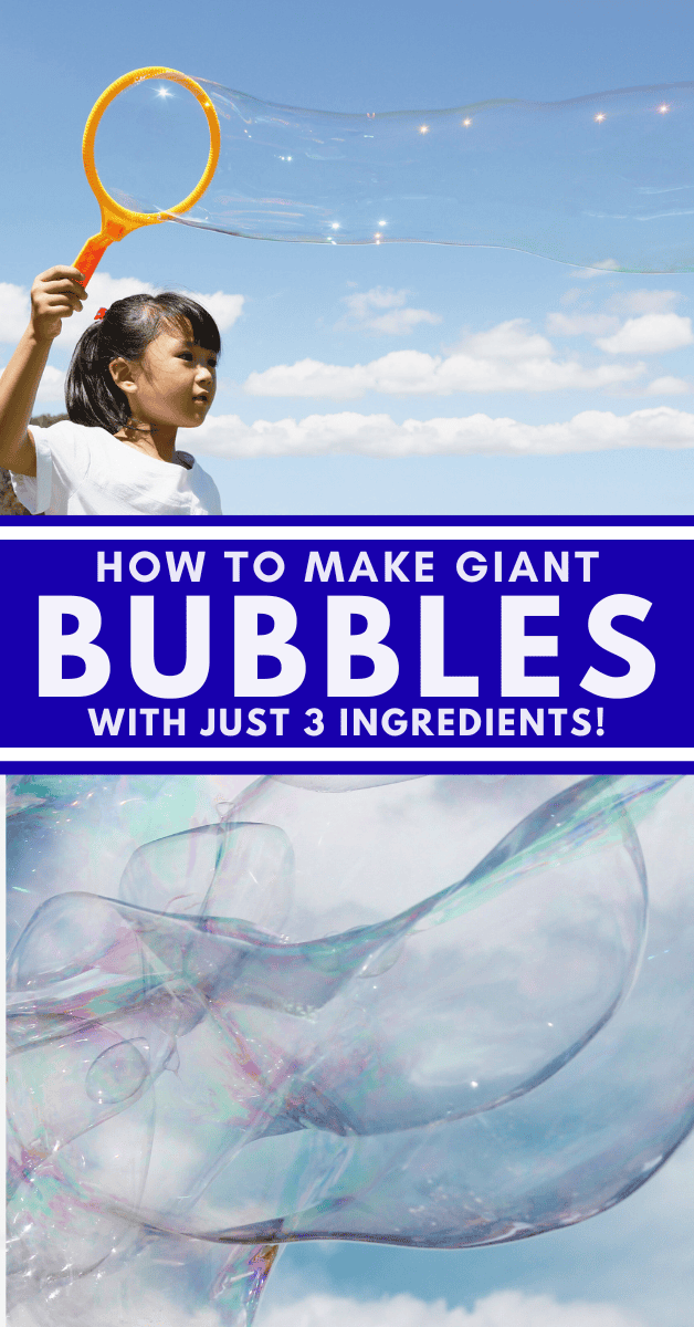 homemade bubble solution with glycerin