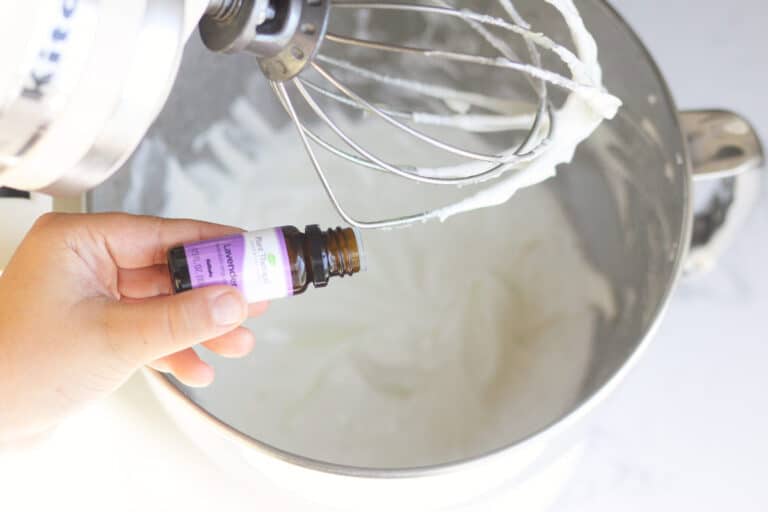Homemade Lavender Lotion Recipe With Essential Oils At Home On The