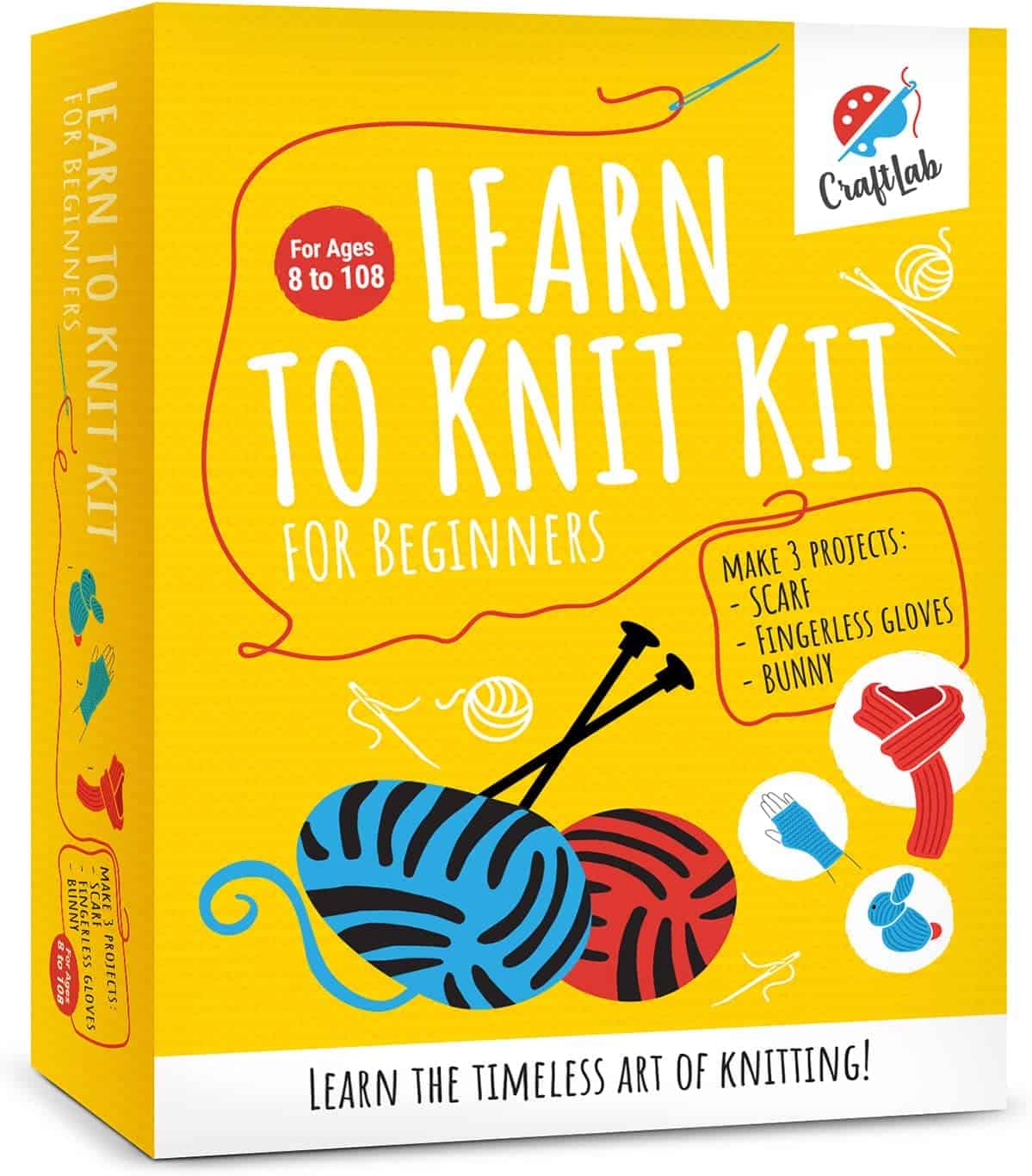 Learn to knit set