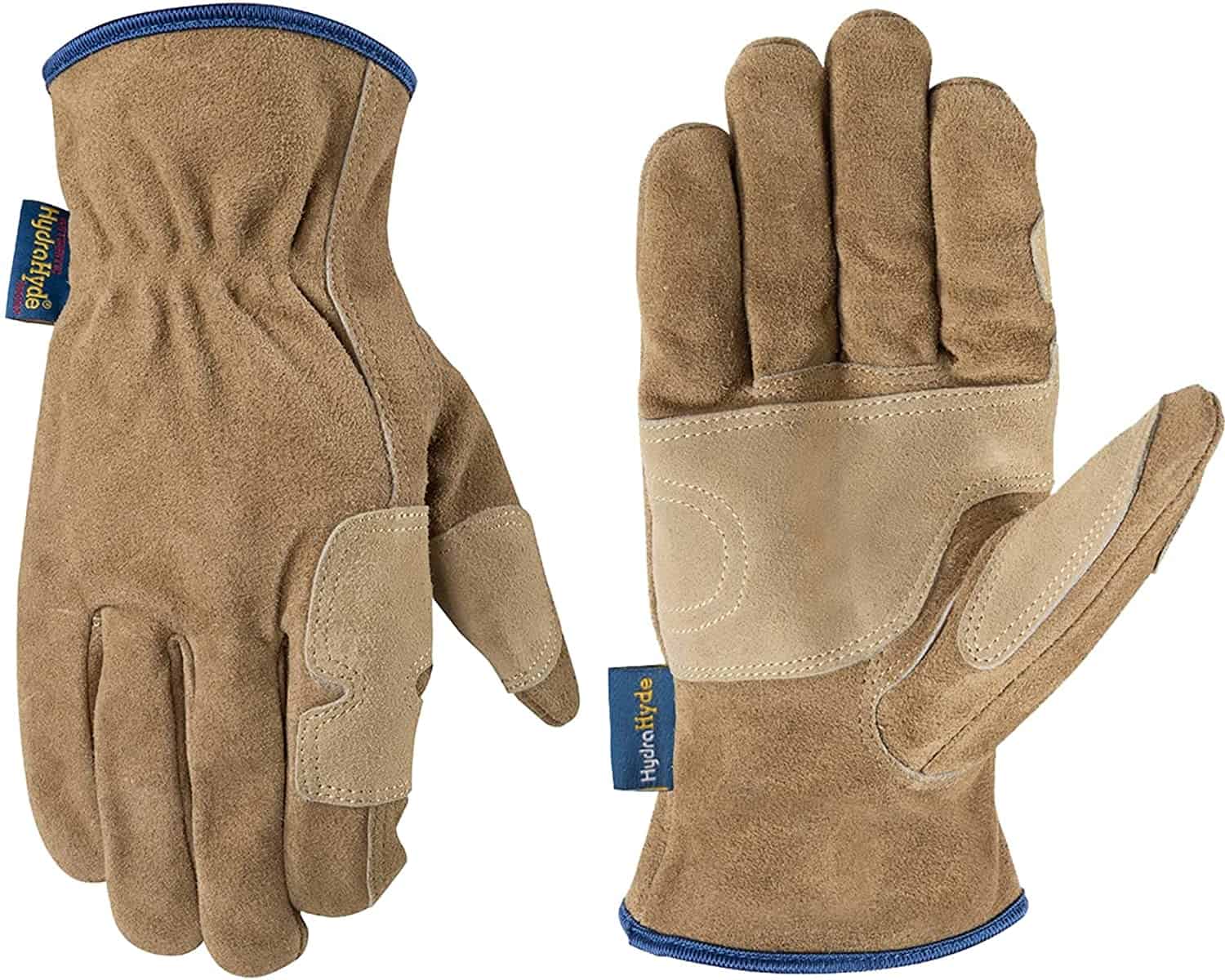 nice men's leather work gloves.