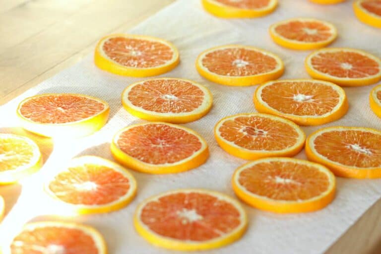 How To Make A Homemade Dried Orange Slice Garland