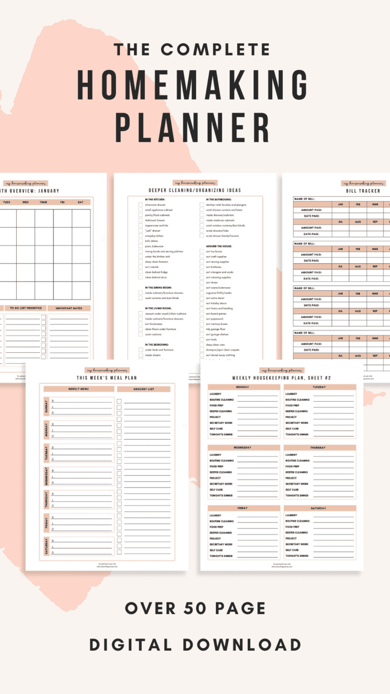 Family Meal Planning Made Easy - Free Printable!
