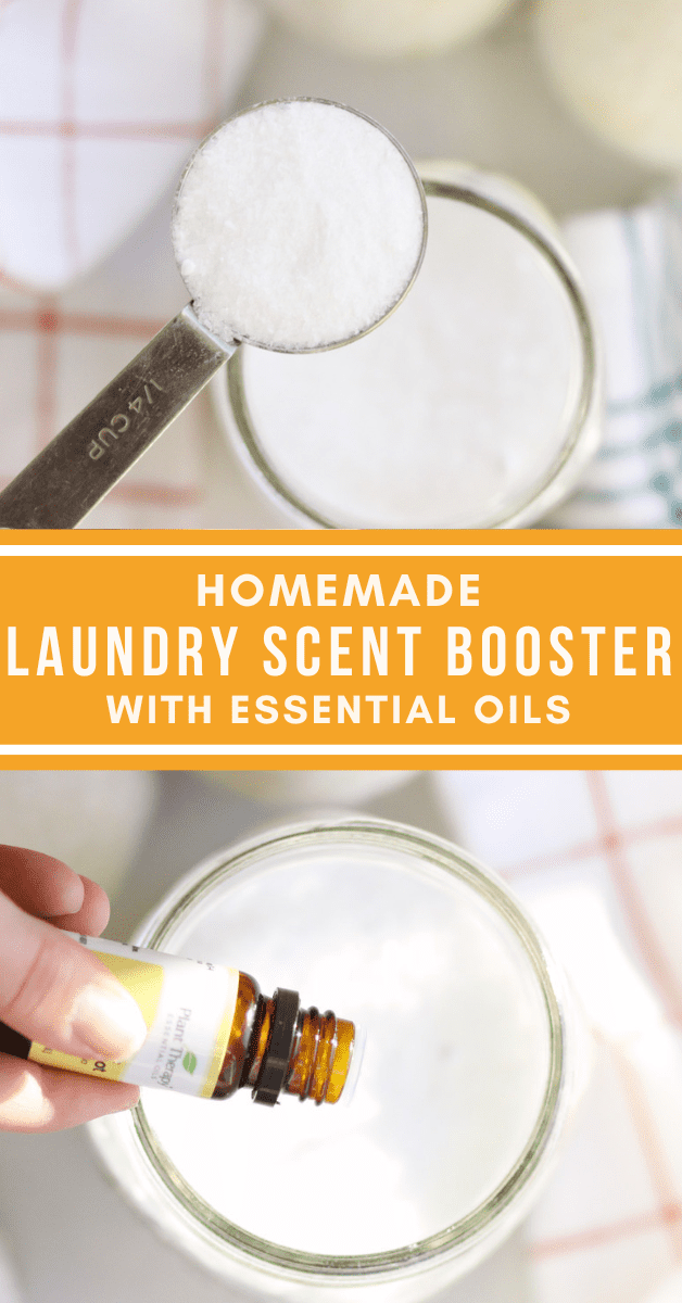 natural scent booster with baking soda, salt and essential oils