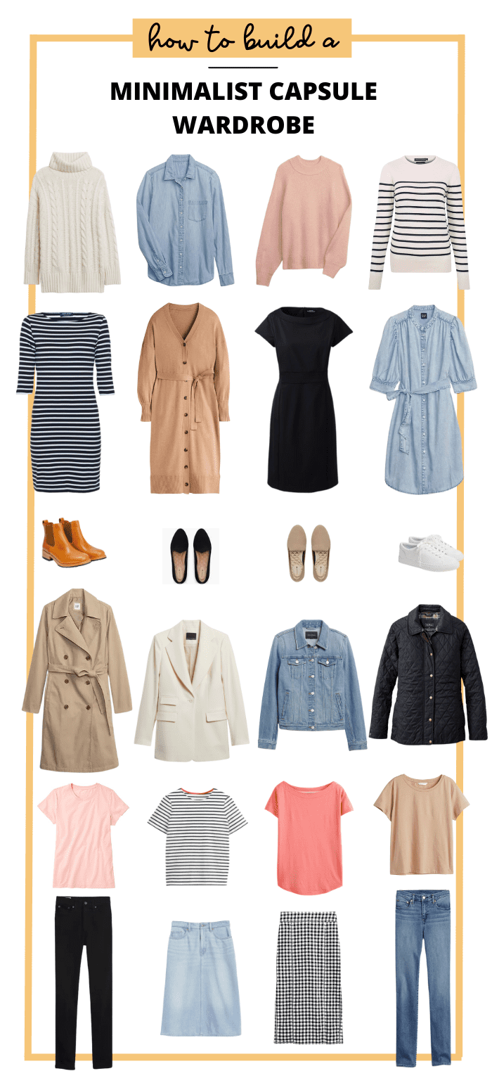 How To Create A Minimalist Capsule Wardrobe For 2024 At Home On The