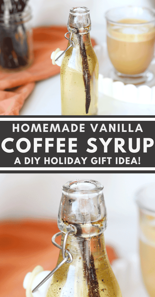 Homemade Vanilla Bean Coffee Syrup Recipe