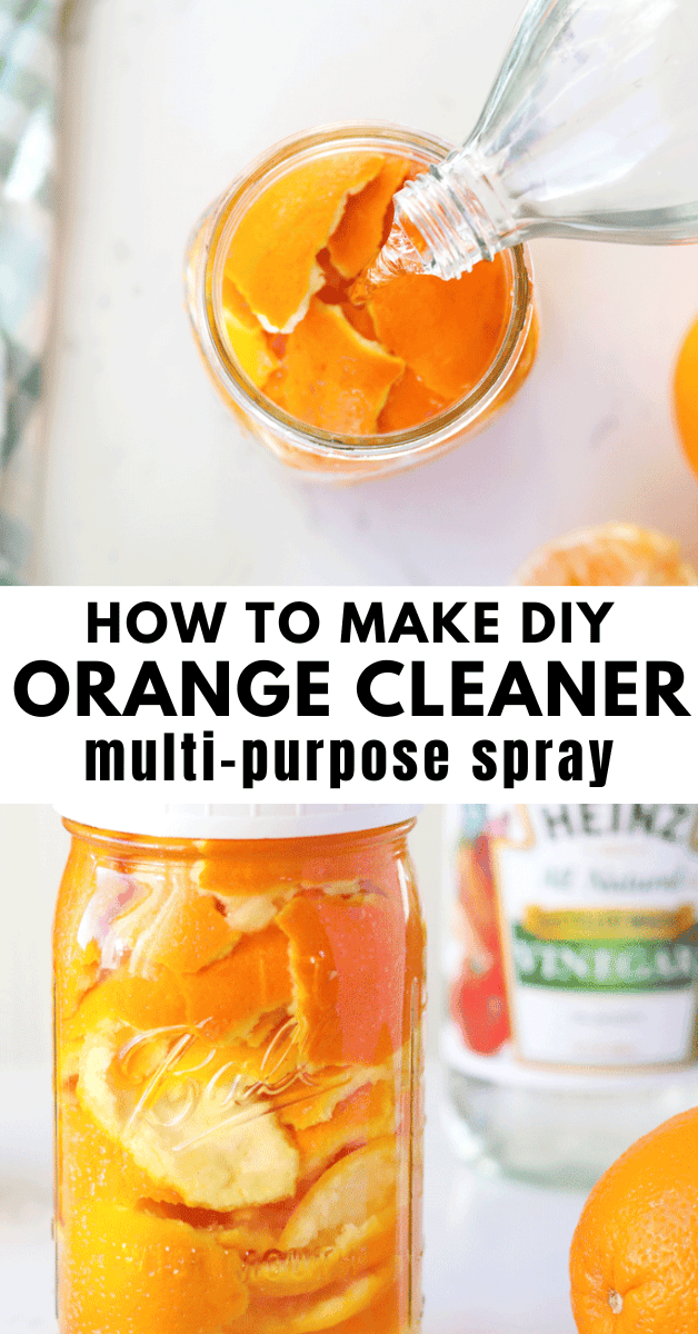 homemade orange peel cleaning spray