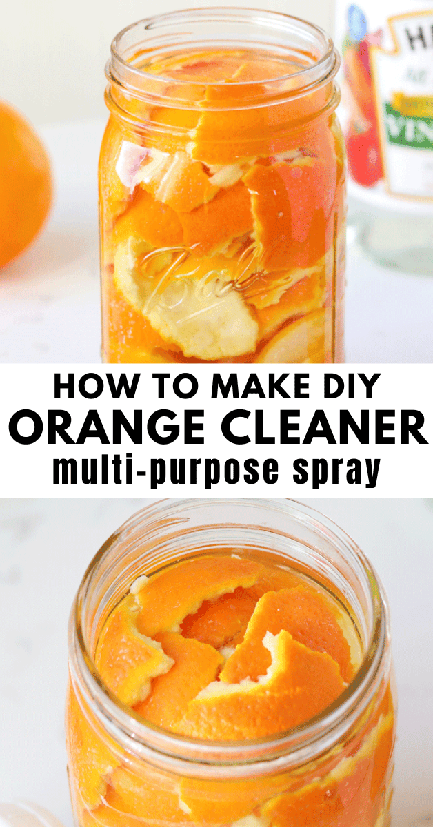 homemade orange peel cleaning spray